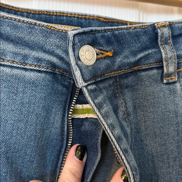 Pilcro The Icon Flare Blue Denim Jeans size 33 - Picture 2 of 8